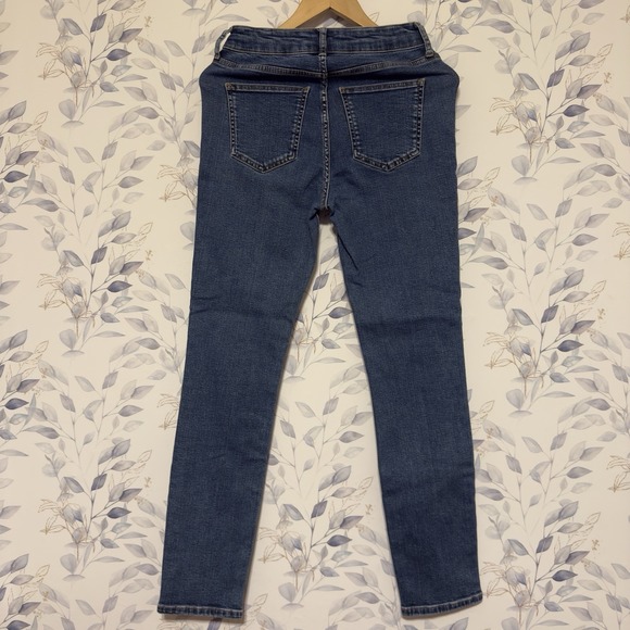 Boden Skinny Jeans Women's Sz 4 Regular Stretch Denim Waist 24in Inseam 28in - Picture 2 of 9